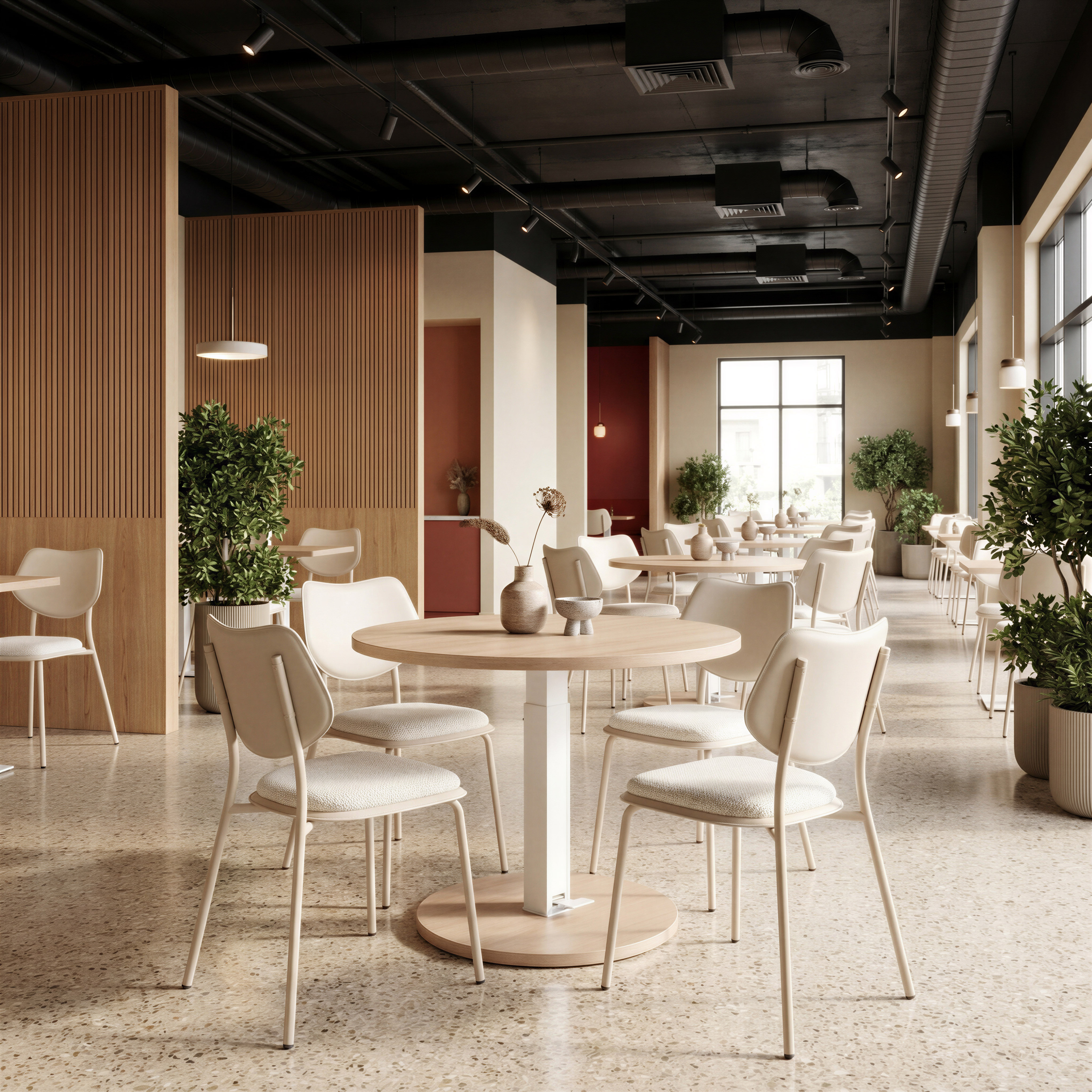 Zeal Dining Chair (Set of 4) Light Gray & Beige product image