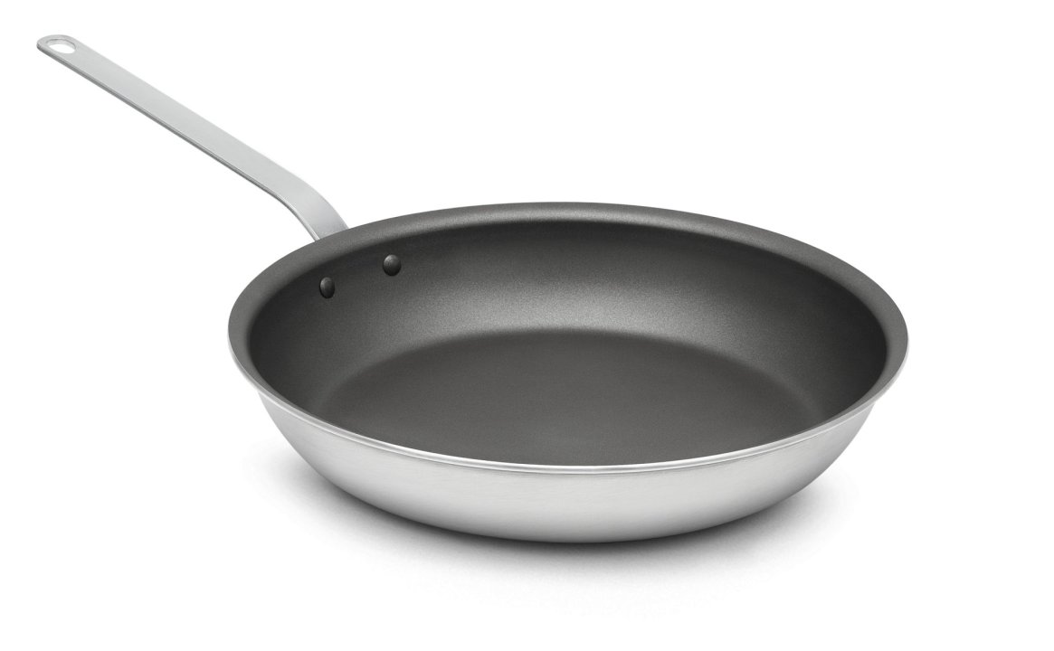 14-inch Wear-Ever® aluminum fry pan with PowerCoat2™ nonstick coating and plated handle