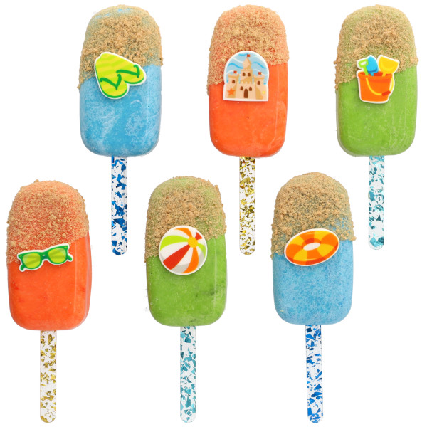 Fun in the Sun - Red 3 Free Sweet Décor® Edible Decorations