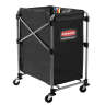 Rubbermaid Commercial, Executive Series, Executive Series™, Collapsible X Cart, 4 Bushels, Single Stream, Black