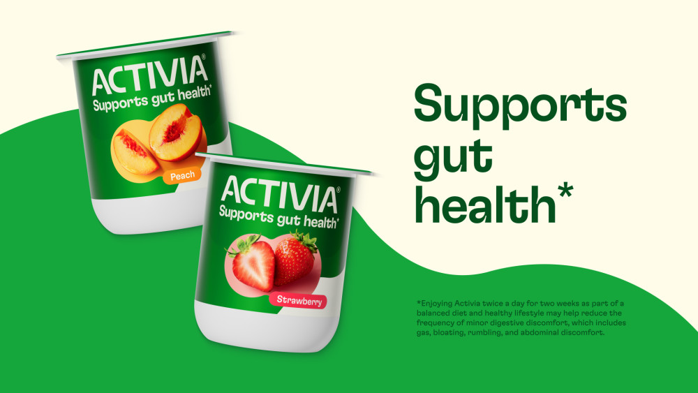 thumbnail video image 2 of Activia Peach Low Fat Probiotic Yogurt Cups, Helps Support Gut Health, 4 oz, 4 Count, 2 of 14
