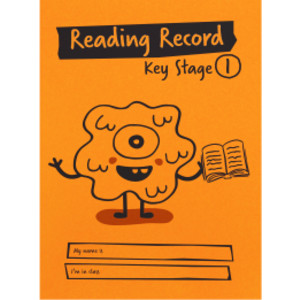 Little Monsters Reading Record, Key Stage 1, A5, 36 Pages, Orange