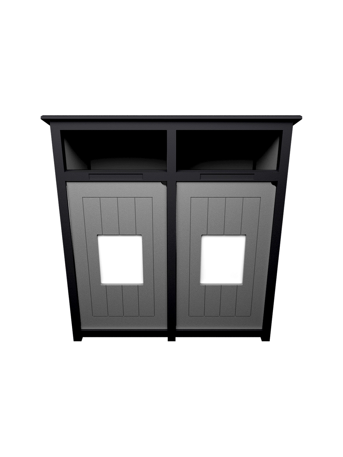 AURA – Double – Unit – Full – Black-Grey