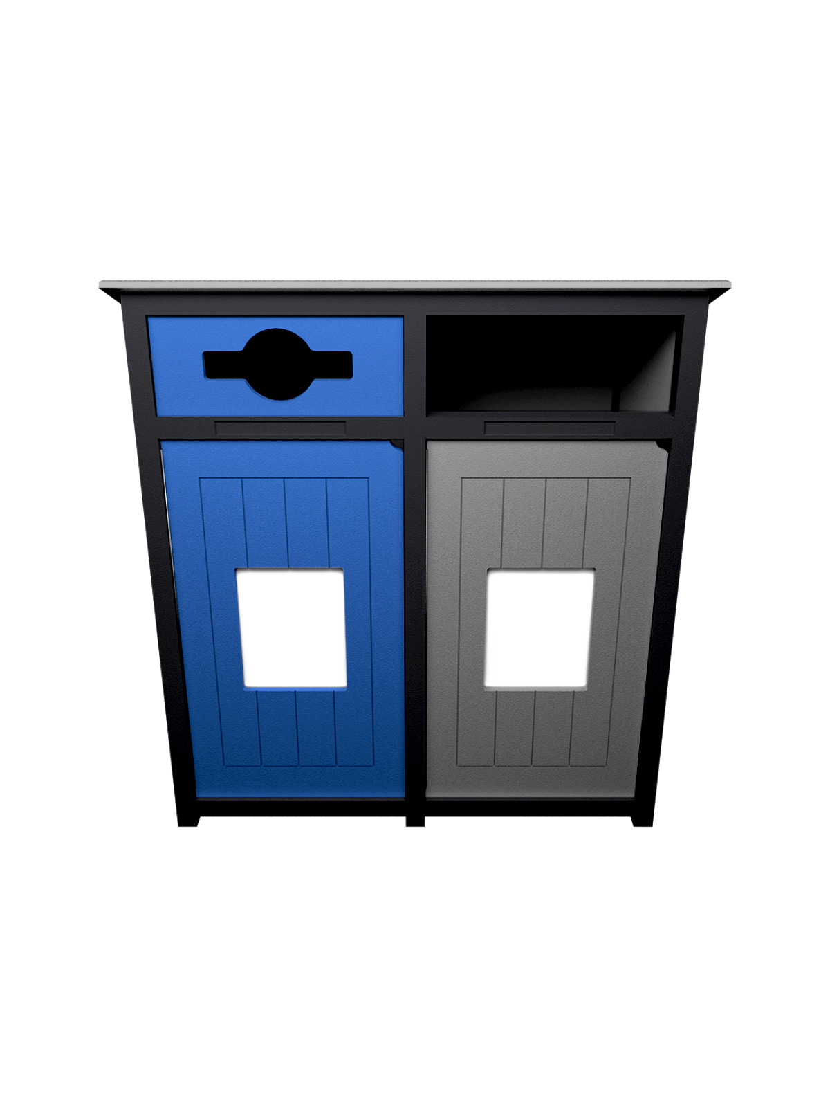 AURA – Double – Unit – Mixed-Full – Grey-Black-Blue