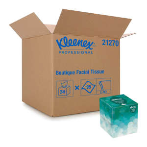 KIM21270, Kimberly Clark, Kleenex, Facial Tissue, 2 ply, White