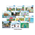 Newmark Learning Decodable Readers Grade 1 Short Vowels, Consonant Blends, and Digraphs, 24 Books NL-6833