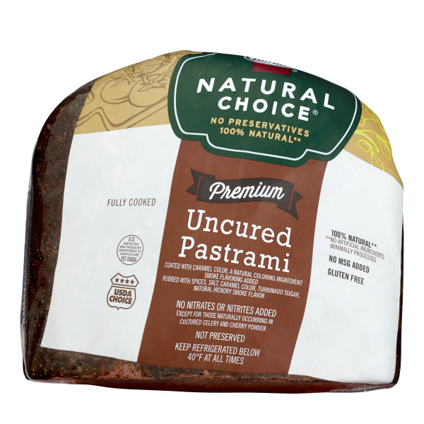 NATURAL CHOICE(r) Uncured Pastrami, 2pc . C1N1 - Front No Plunge In Package (Hi Res)