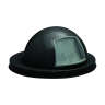 <br/>Witt Industries, Dome, Dome, Metal, 55 gal, Metal, Black, Round, Receptacle Lid