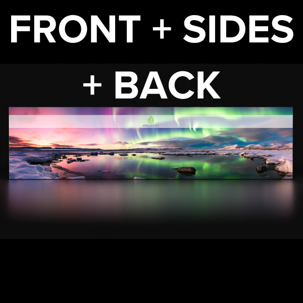 Front, Sides & Back Backlit Graphic Kit