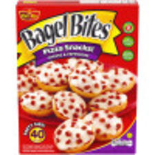 Bagel Bites Cheese & Pepperoni Mini Bagel Pizza Snacks, 40 ct Box