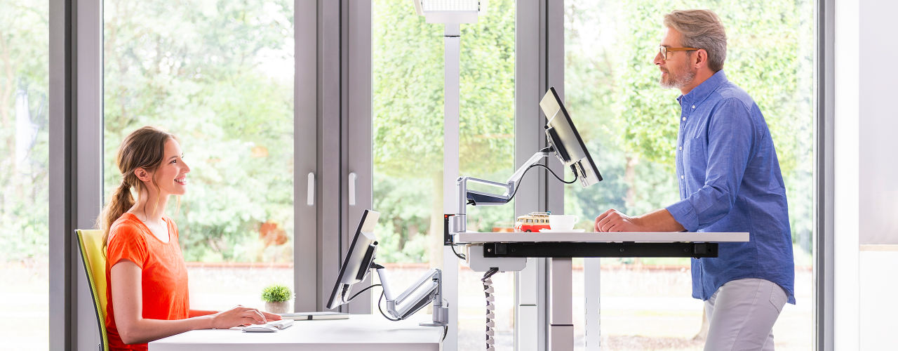 Adjust to your personal ergonomic profile to prevent neck, back and eye strain.