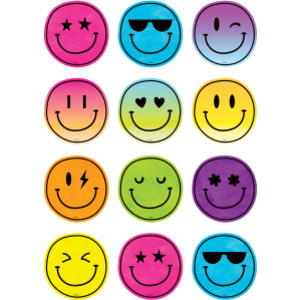 Brights 4Ever Smiley Faces Mini Accents, Pack of 36
