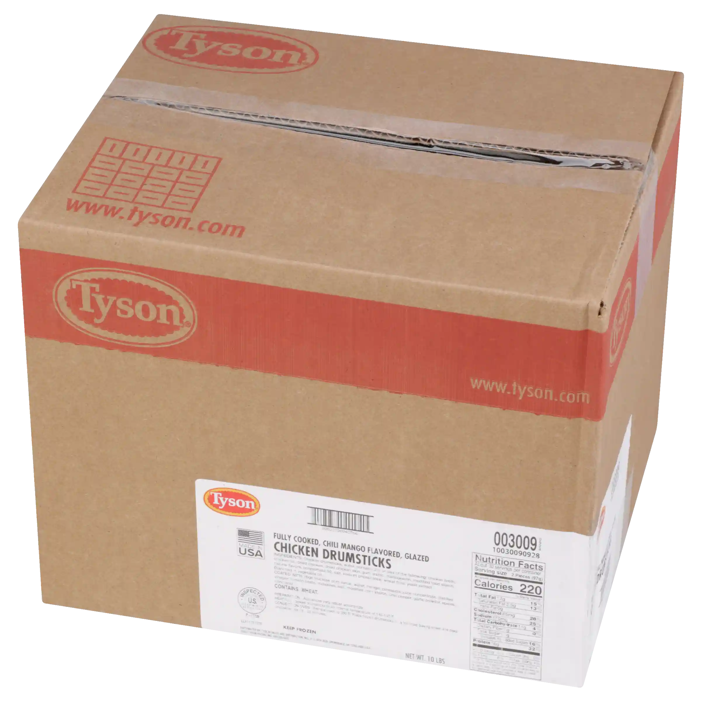 Tyson® Fully Cooked Chili Mango Glazed Chicken Drumsticks_image_5
