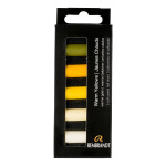 Rembrandt Soft Pastels Micro Sets 5 Half Sticks Warm Yellows