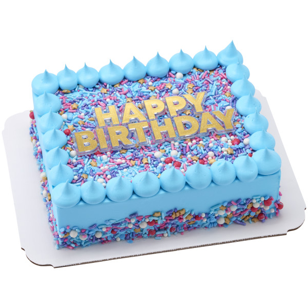 Gold Happy Birthday Layon