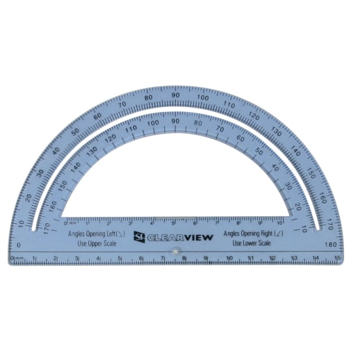 6" Clearview Protractor