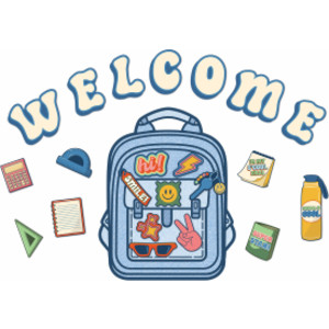 S'Cool Era Welcome Bulletin Board Set, 24 Pieces