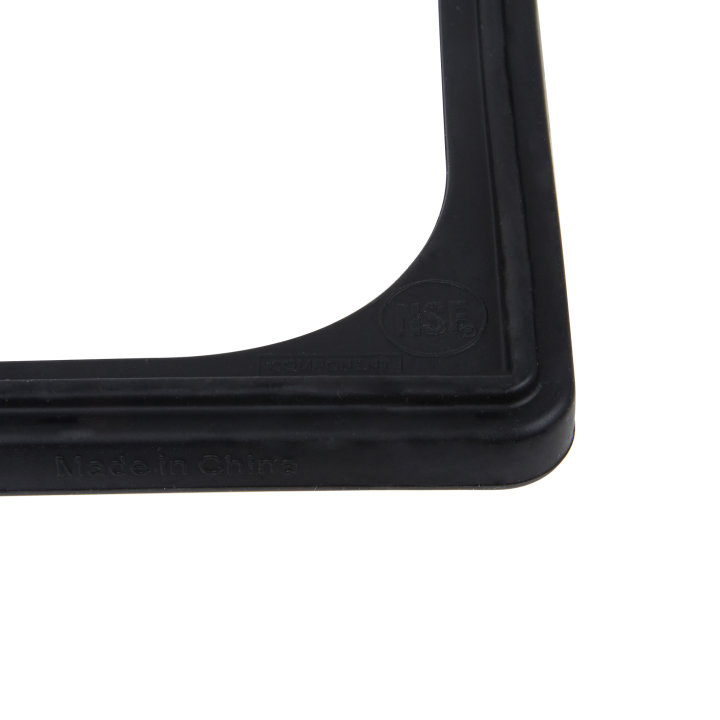 Sixth-size high-temperature silicone pan band in black