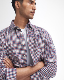 Finkle Tailored Long-Sleeved Shirt Merlot