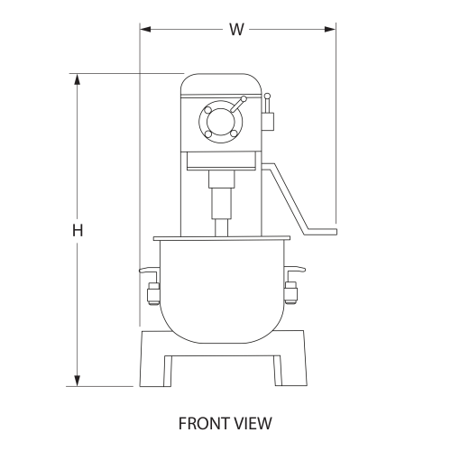 Engineering front view