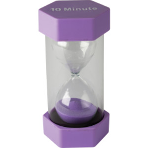 Large Sand Timer, 10 Minute, Purple