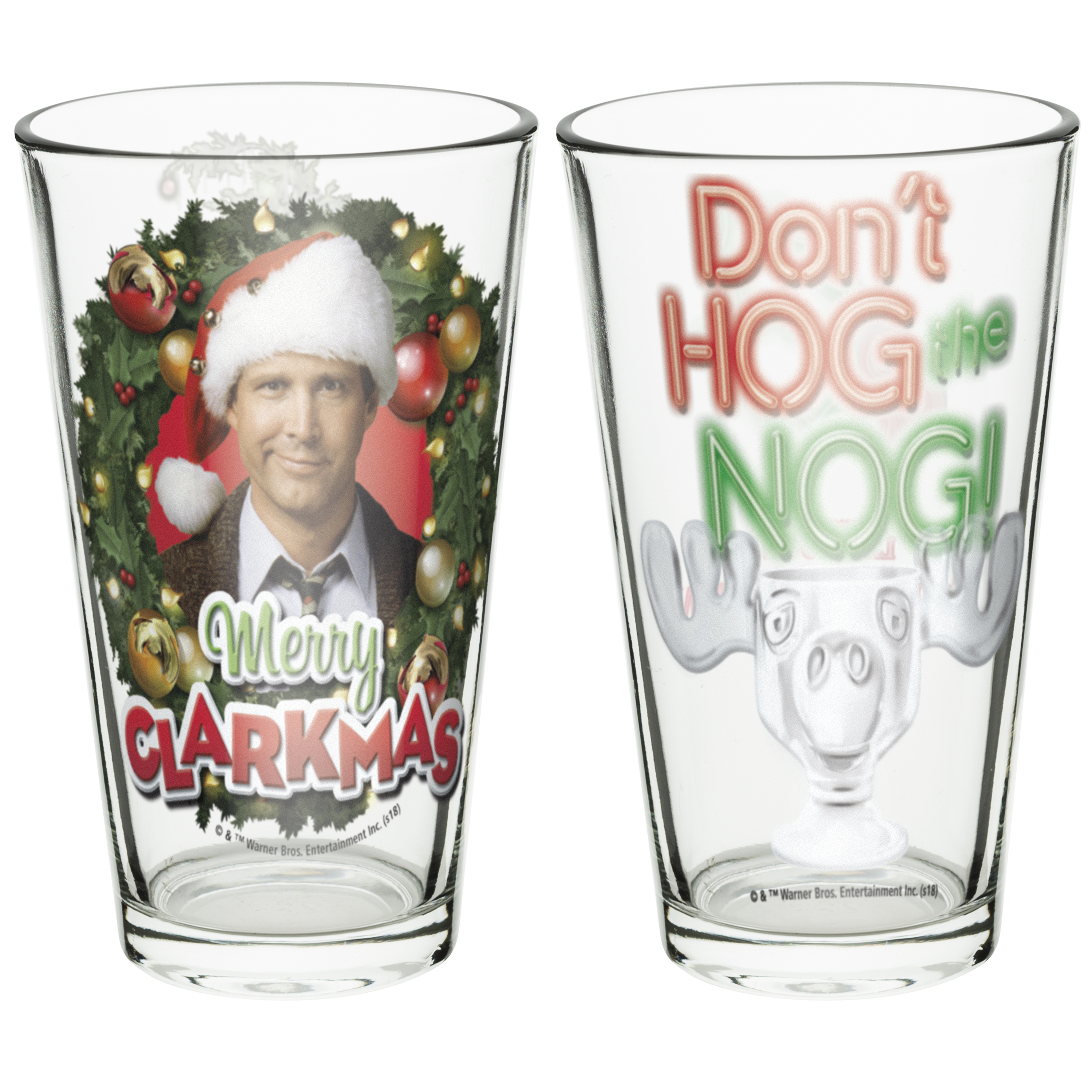 National Lampoon’s Christmas Vacation 16 ounce Pint Glasses, Clark Griswold, 2-piece set slideshow image 1 National Lampoon’s Christmas Vacation 16 ounce Pint Glasses, Clark Griswold, 2-piece set slideshow image 1