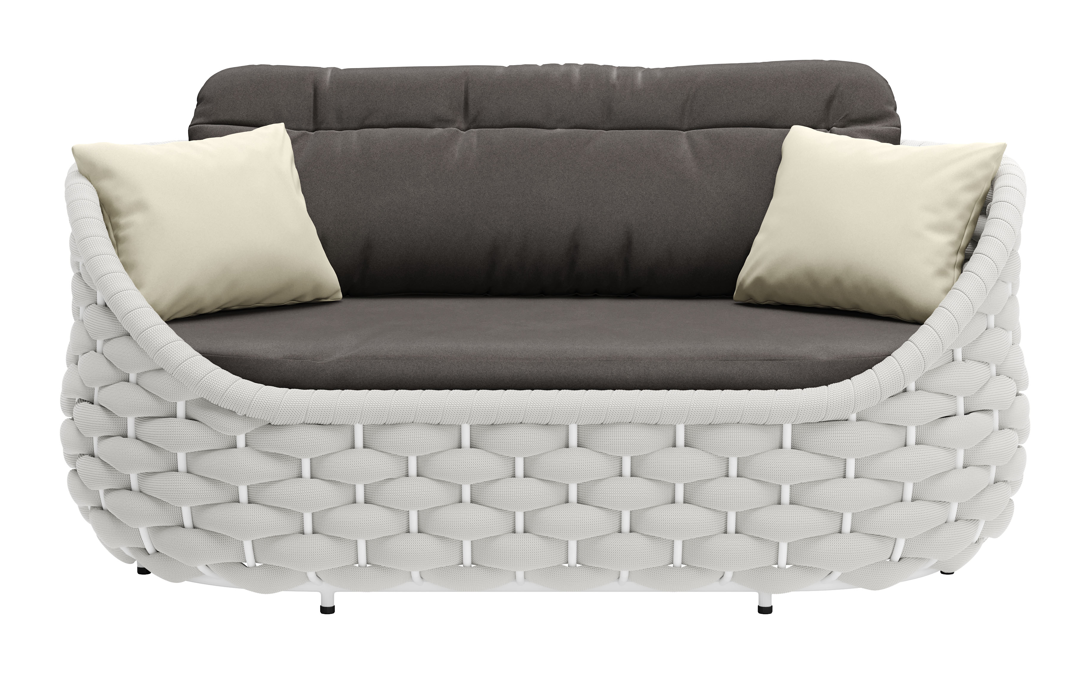 Coral Reef Loveseat Gray product image