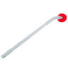 Unger, Ergo, 3.5in, Toilet Bowl Handle & Brush, Nylon Bristles, Red