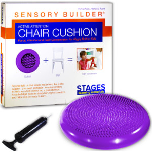 Sensory Builder: Wiggle Cushion, Purple, Seating