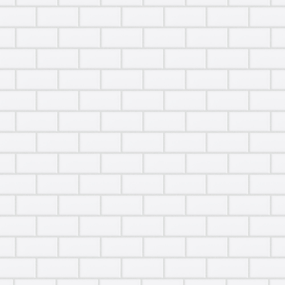 Metro Subway Glossy White 11-3/4 in. x 11-3/4 in. Porcelain Mosaic Tile