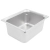 Half-size 6-inch-deep Super Pan 3® stainless steel steam table pan