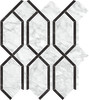 Amica Carrara 13×12 Helix Mosaic Polished
