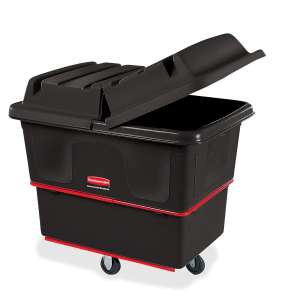 Rubbermaid Commercial, Cube Truck Lid, 14/16 Cubic Foot, Black