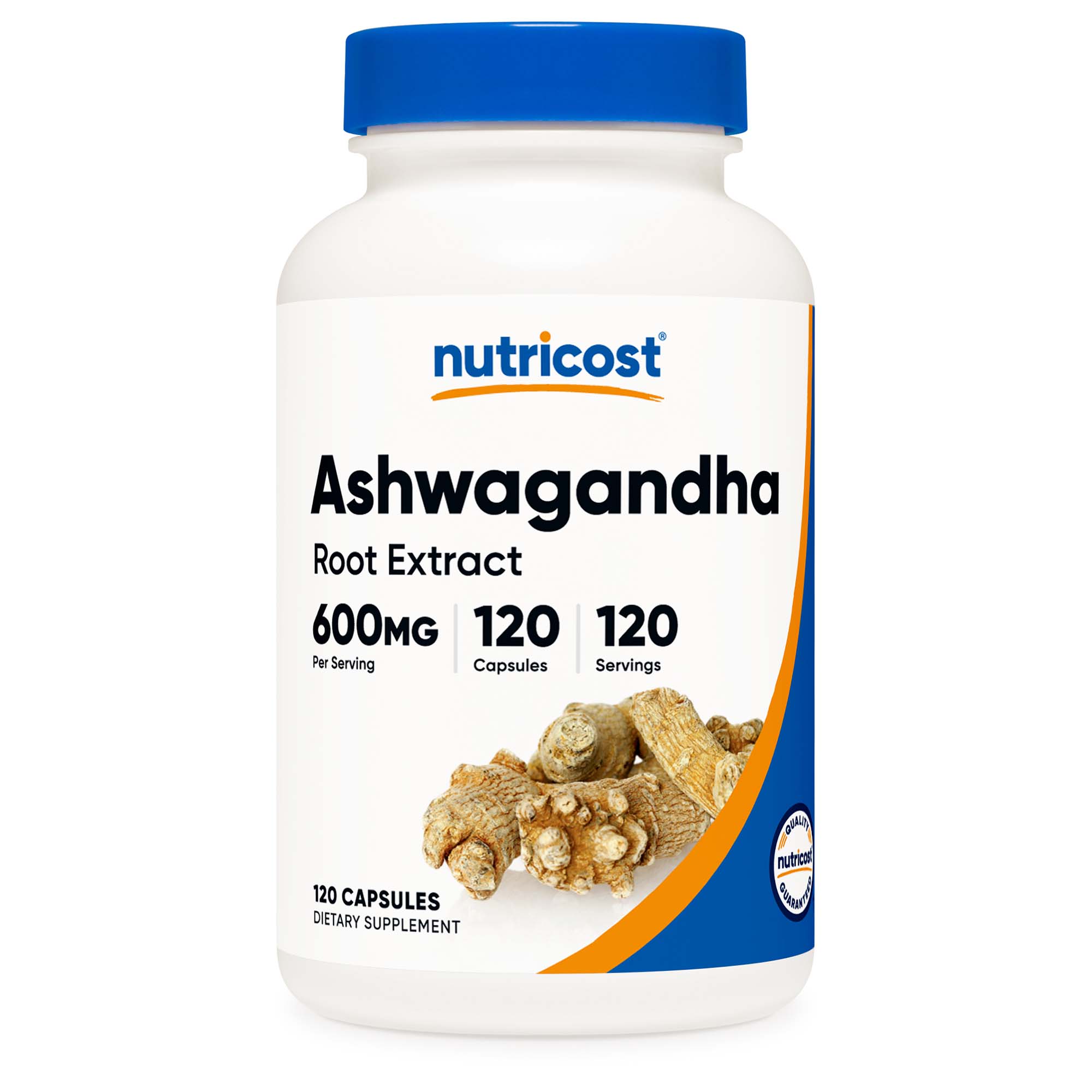 Nutricost VITAMIN, CAP ASHWAGANDHA ROOT 600MG (120/BT 12BT/CS)