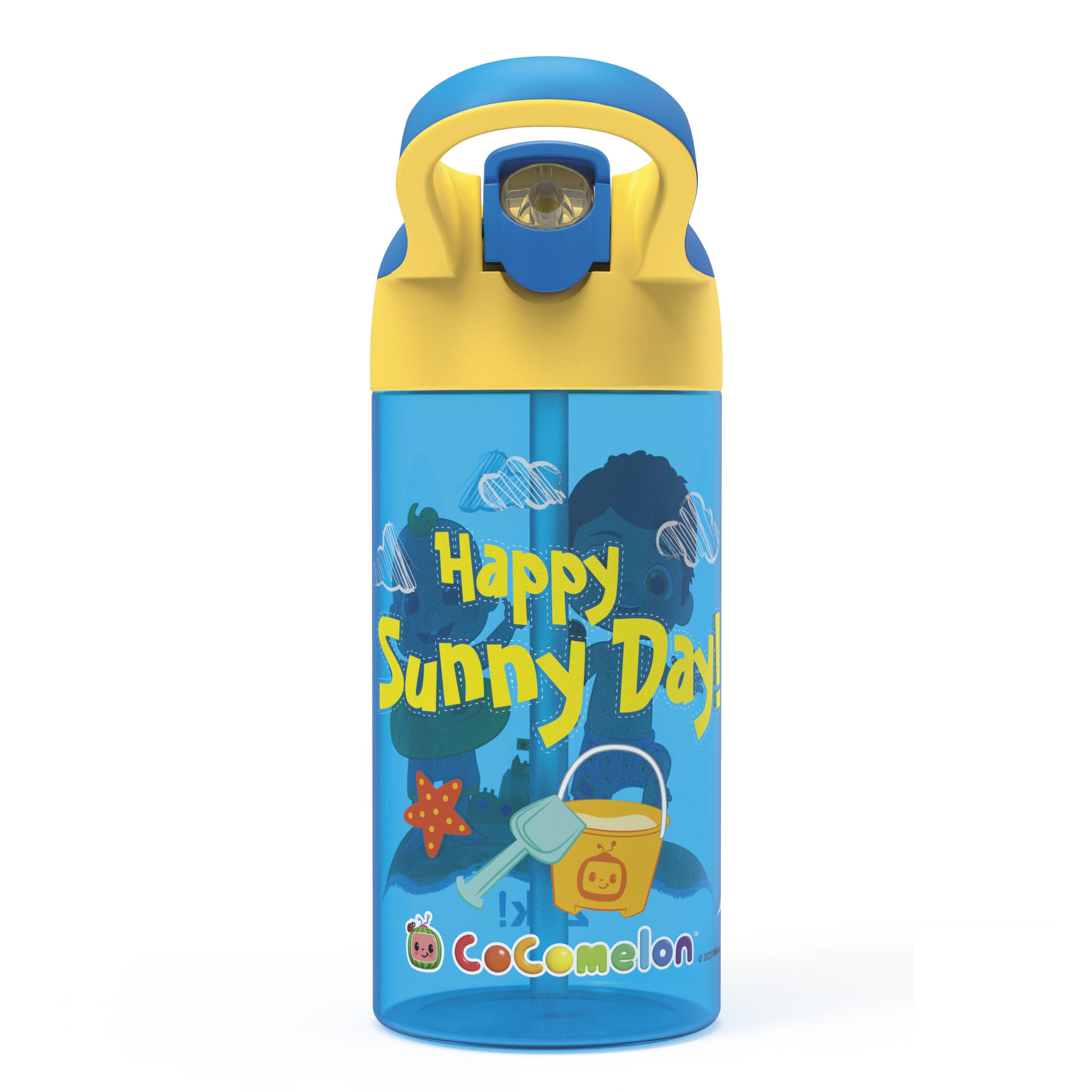 CoComelon 17.5 ounce Water Bottle, Happy, Sunny Day!, 2-piece set slideshow image 2