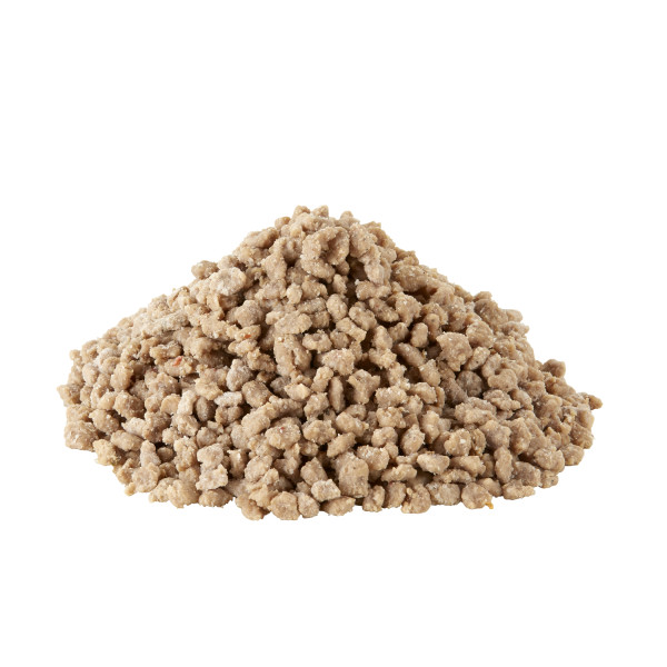 FONTANINI(r) Beef Topping, Cooked, Extended, Crumble, 4/5 lb . C1C0 - Front Center Out of Package (Hi Res)