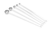 2-tablespoon round stainless steel measuring spoon with long handle