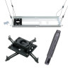 Projector Mount Kit Universal 12.0 to 18 in. Extension Black