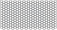 Unglazed Mosaics – Porcelain Honeycomb Dark 1″ Hexagon Mosaic