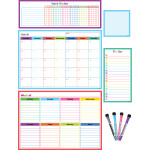 Teacher Created Resources&reg; Colorful Dry-Erase Magnetic Calendar Set TCR77405