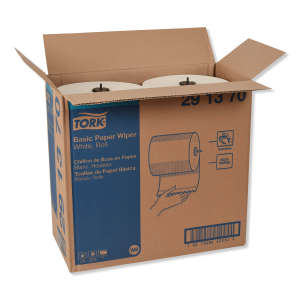 Tork, W6 Basic Compostable, 1 ply, 7.68"x13800", Paper, General Purpose Wipers, White