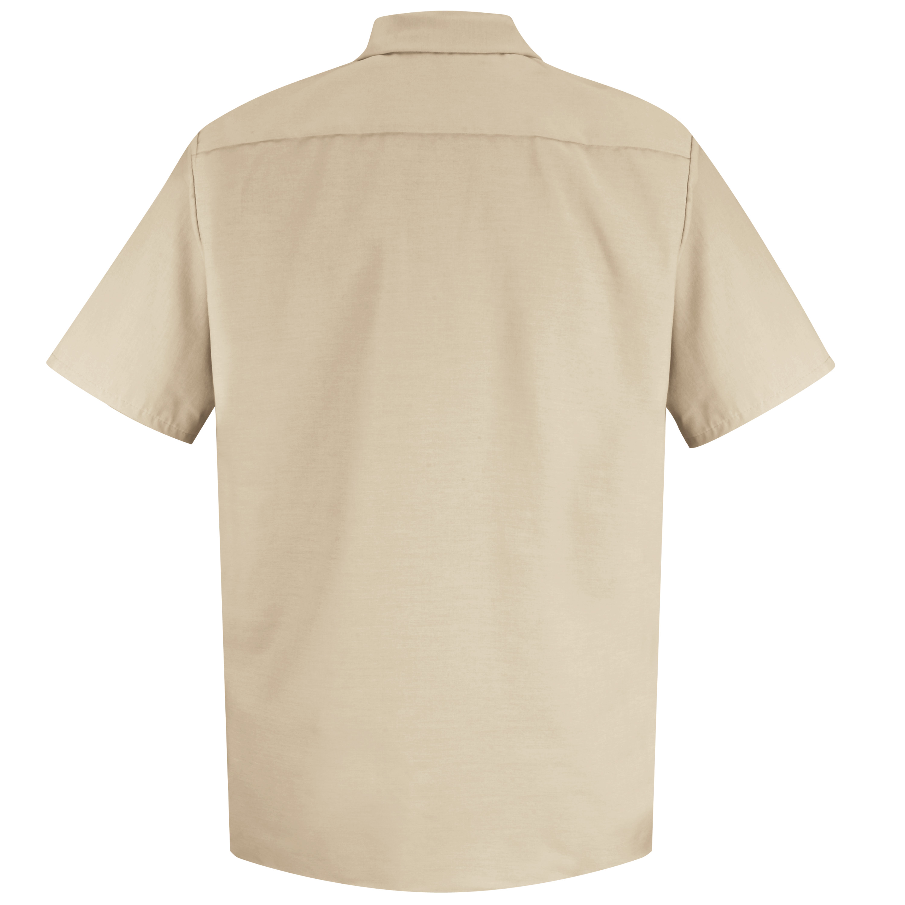Red Kap Men's Short Sleeve Specialized Pocketless Work Shirt - Picture 9 of 11