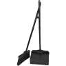 Carlisle, Duo-Pan, Black, 12", Dust Pan with Broom