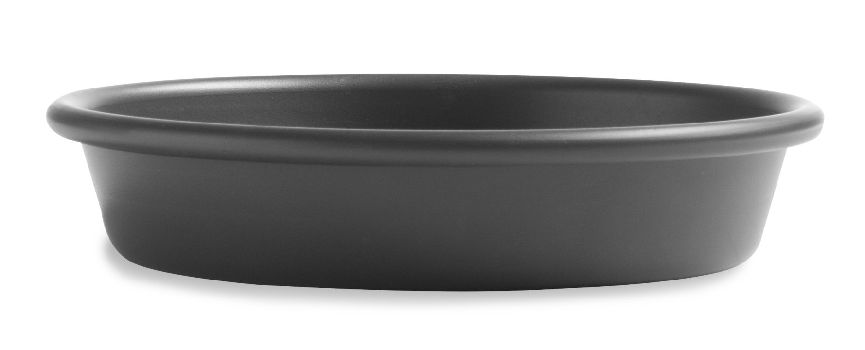8" Solid Tapered Deep Dish Pizza Pan with Hard Coat Anodized Finish