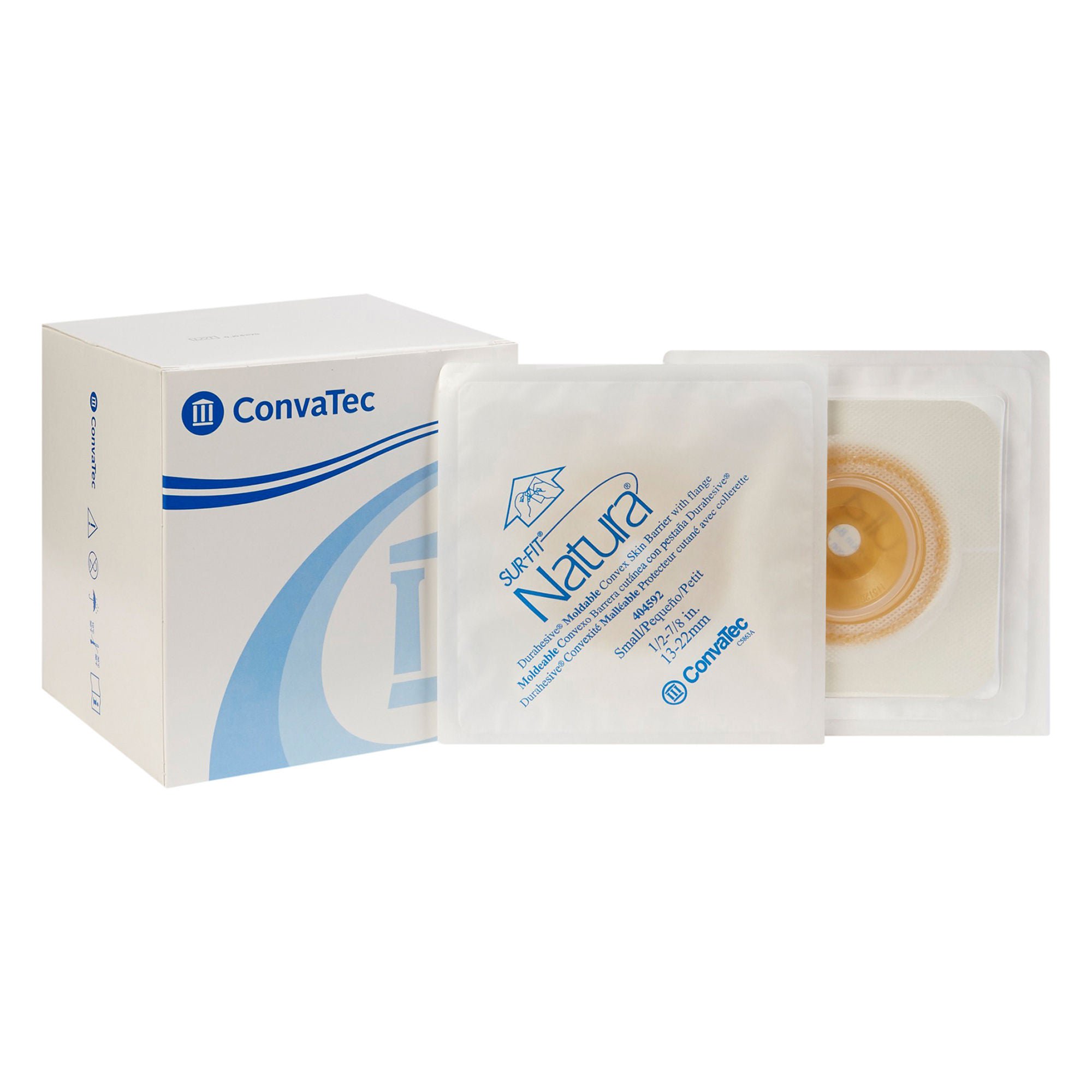 Sur-Fit Natura® Durahesive® Ostomy Barrier with 0.5 – 0.8 Inch Stoma Opening