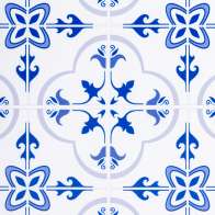 Swatch for EasyLiner® Peel & Stick Décor Premium Removable Adhesive - Mediterranean Tile, 20 in. x 18 ft.