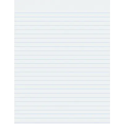 Pacon Composition Paper, White, 3/8