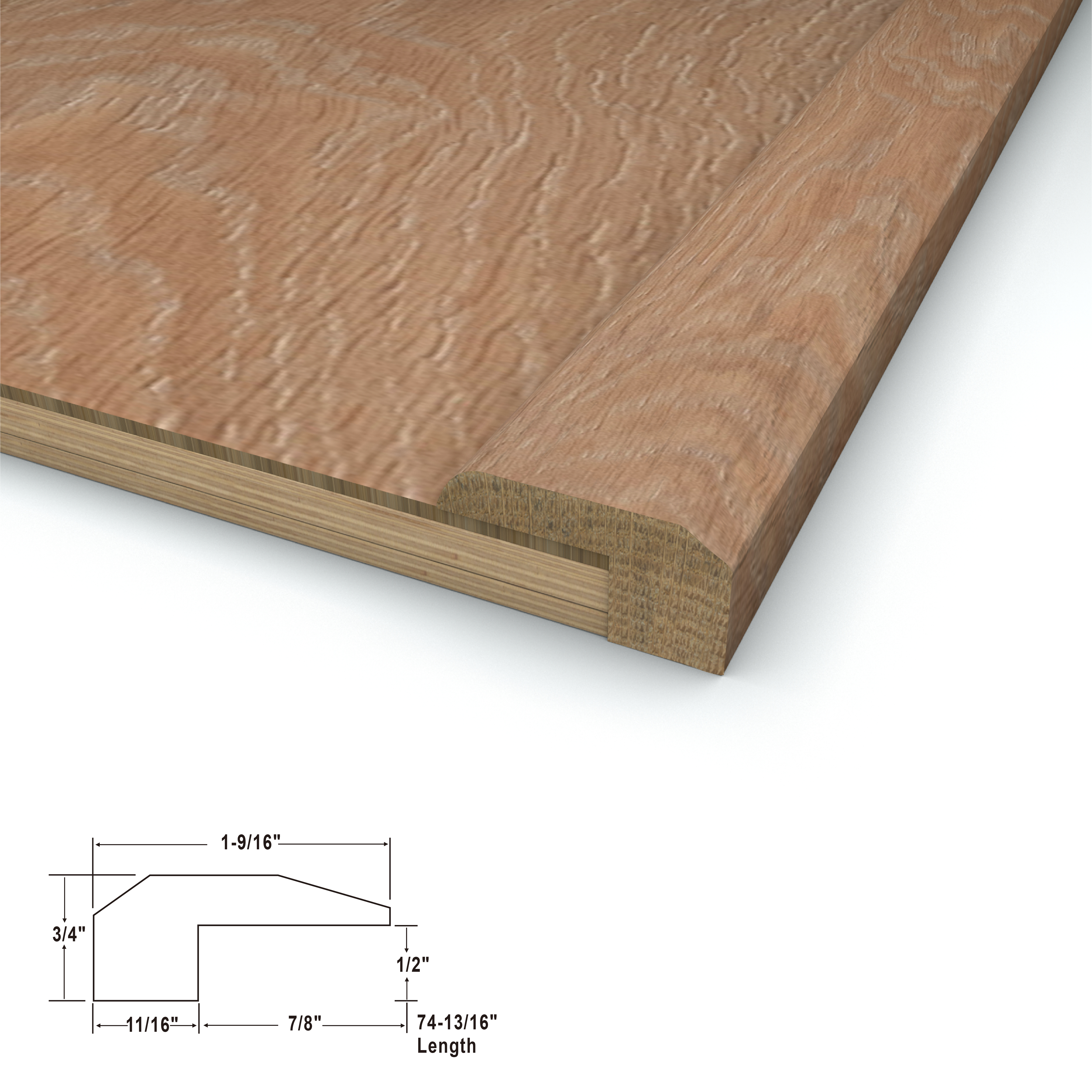 Semillon Surf Cali Hardwoods Threshold view 3