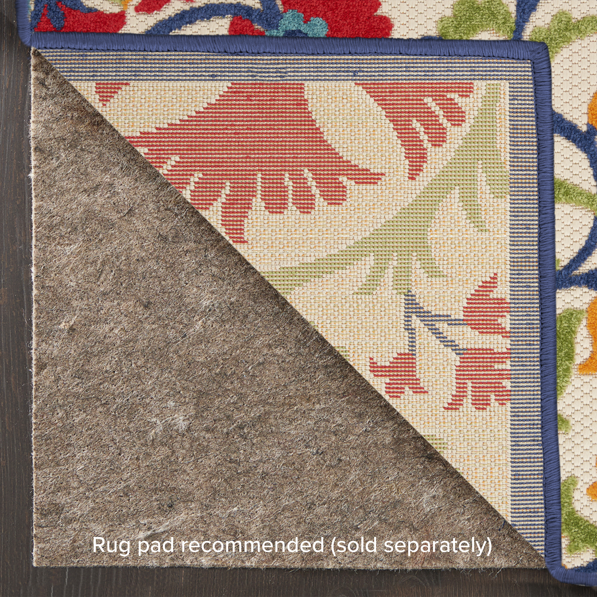 Nourison Aloha 7' x 10' Red Multicolor Transitional Rug