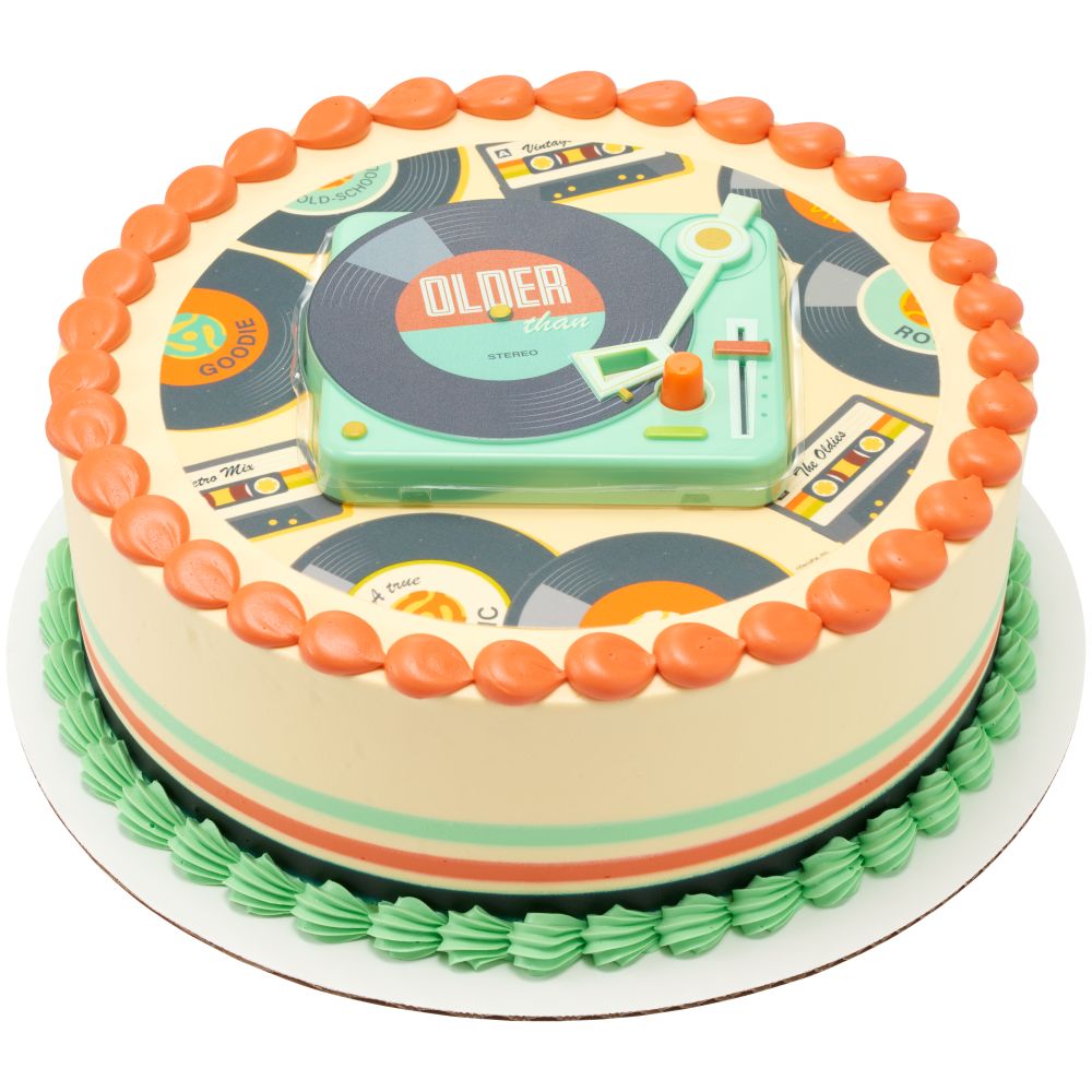 Image Cake Older Than Record Player